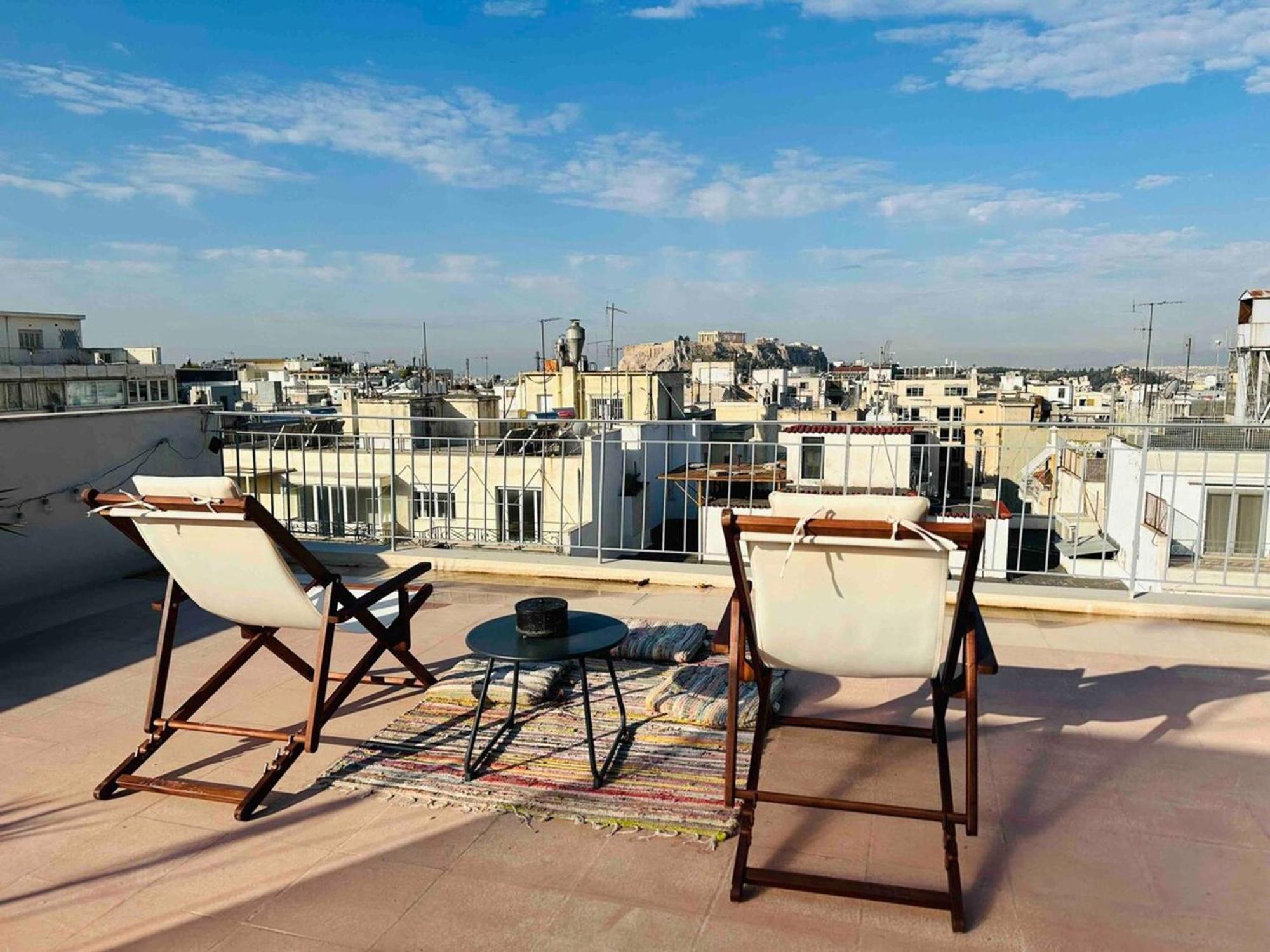 200Mbps Wifi - Penthouse With Acropolis View Apartment Athens Exterior photo