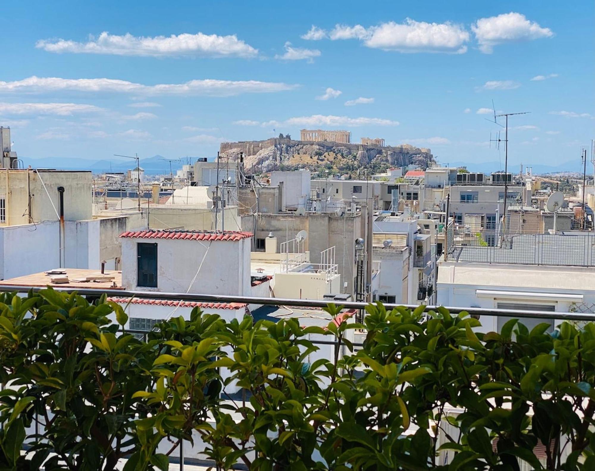 200Mbps Wifi - Penthouse With Acropolis View Apartment Athens Exterior photo